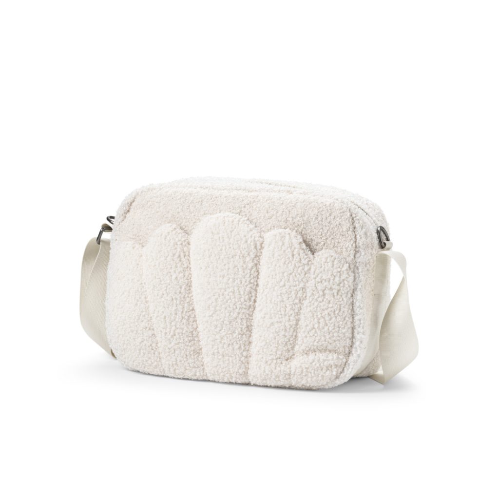 Bolsa Cambiadora Crossbody - Bouclé Blanco