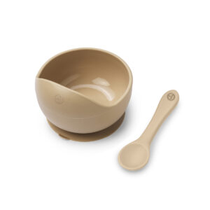 Juego de cuencos de silicona Elodie - Pure Khaki